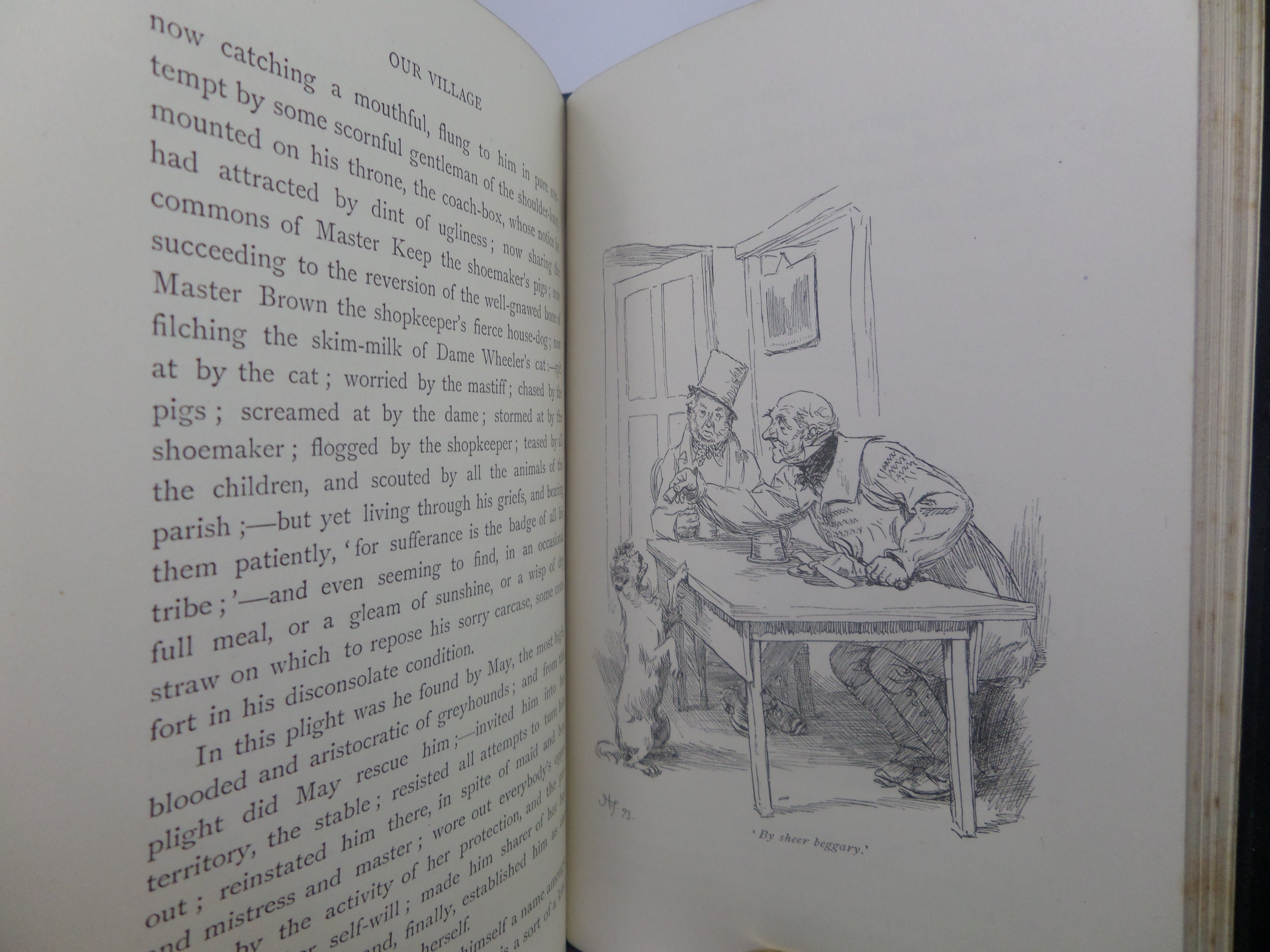 OUR VILLAGE BY MARY RUSSELL MITFORD 1893 HUGH THOMSON ILLUSTRATIONS