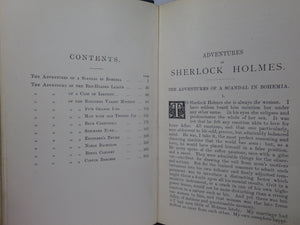 THE ADVENTURES OF SHERLOCK HOLMES BY ARTHUR CONAN DOYLE 1902 SOUVENIR EDITION