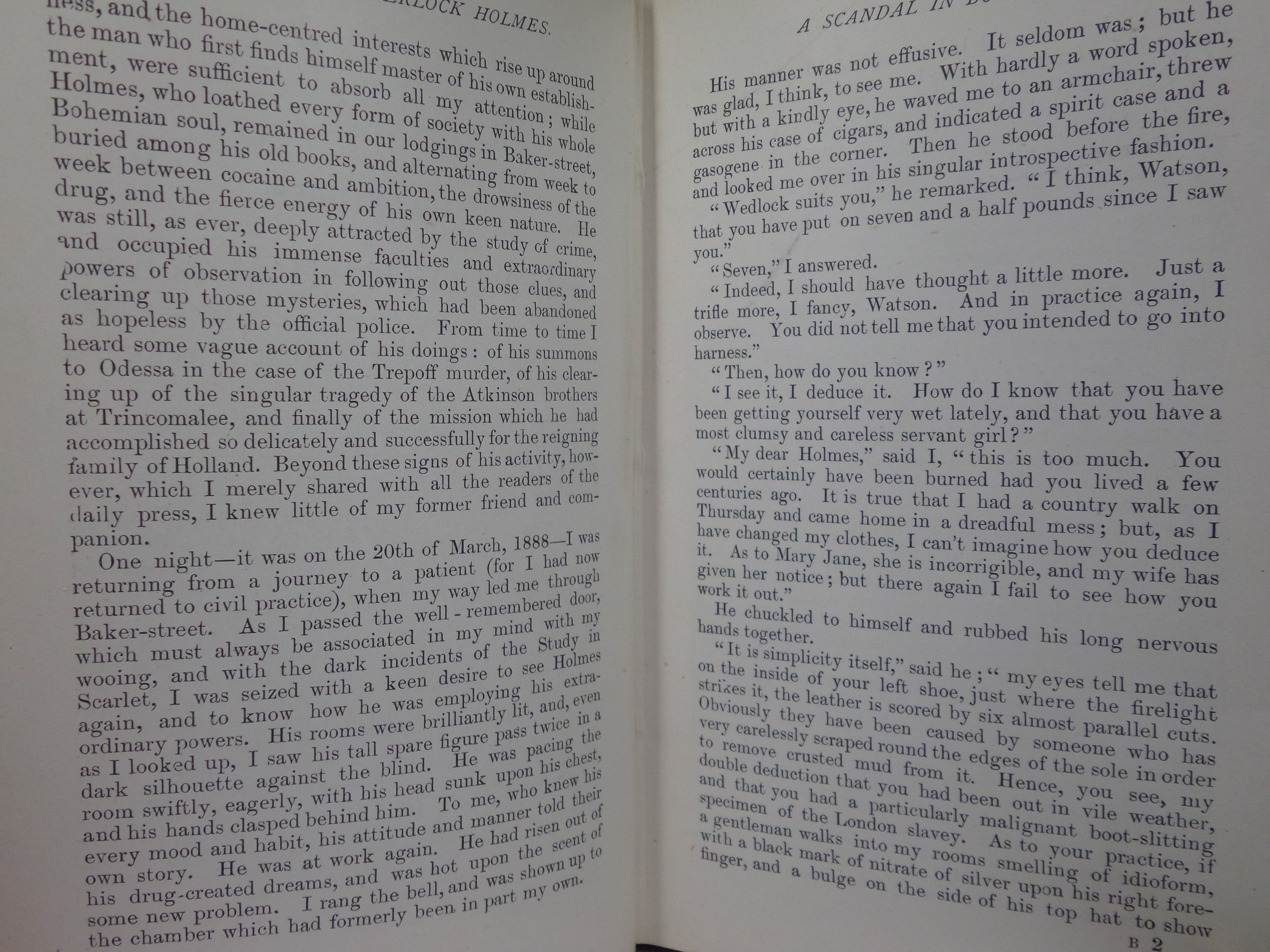 THE ADVENTURES OF SHERLOCK HOLMES BY ARTHUR CONAN DOYLE 1902 SOUVENIR EDITION