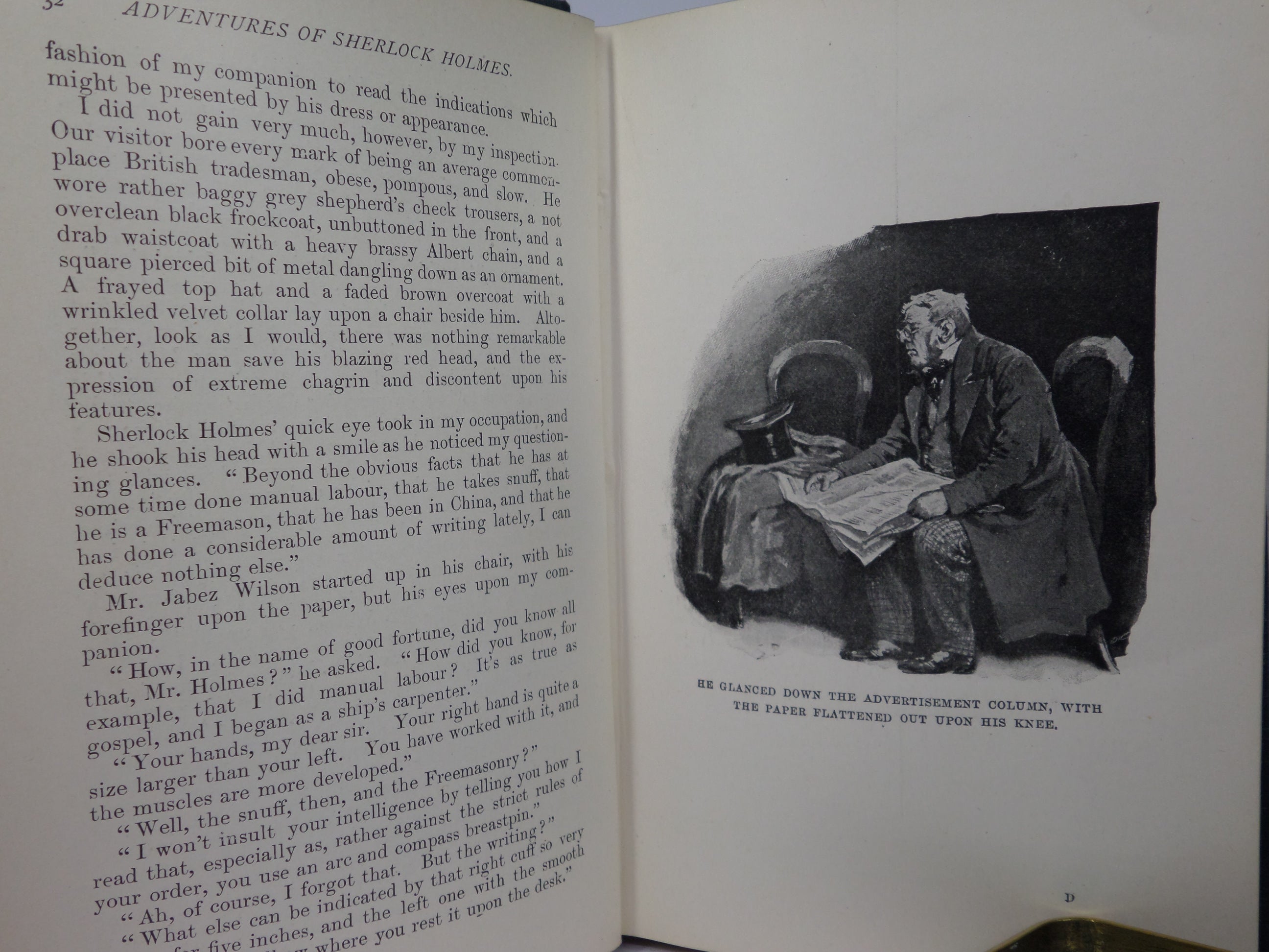 THE ADVENTURES OF SHERLOCK HOLMES BY ARTHUR CONAN DOYLE 1902 SOUVENIR EDITION