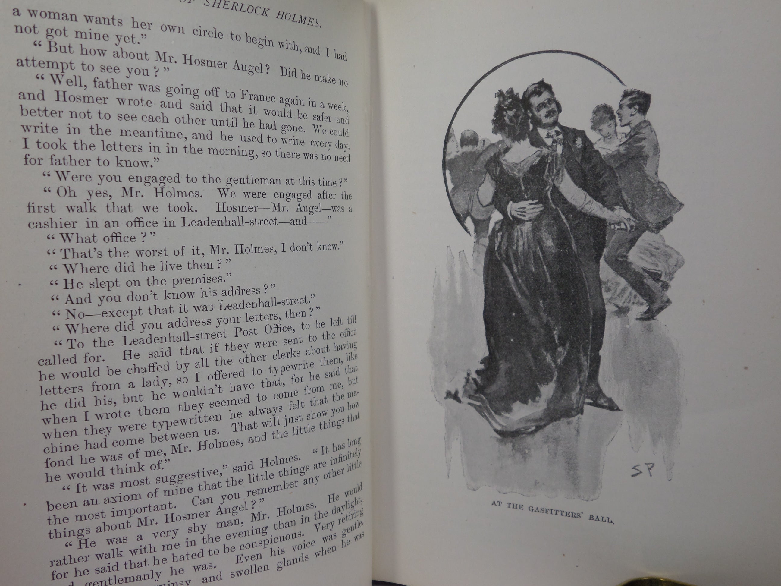 THE ADVENTURES OF SHERLOCK HOLMES BY ARTHUR CONAN DOYLE 1902 SOUVENIR EDITION