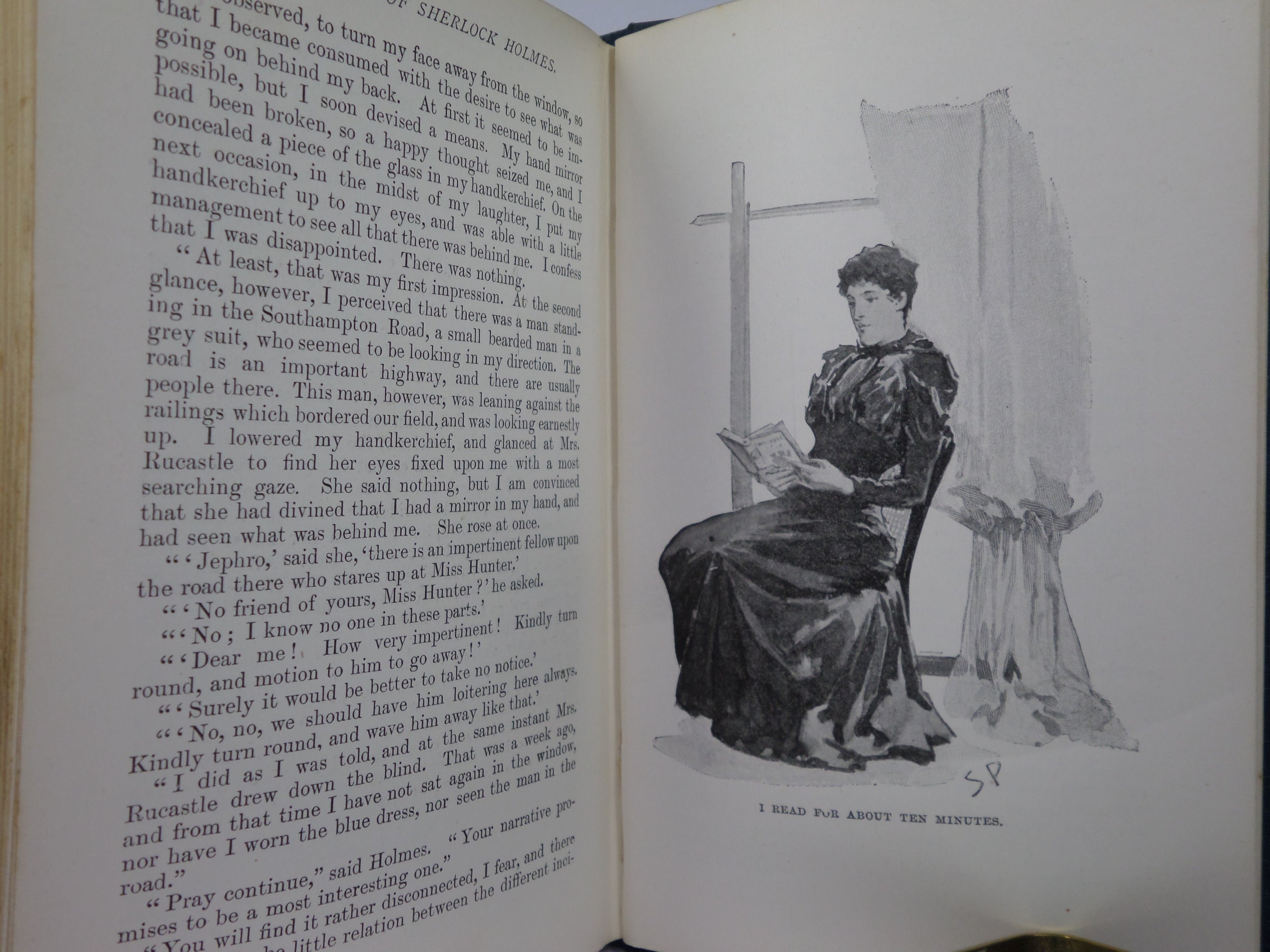 THE ADVENTURES OF SHERLOCK HOLMES BY ARTHUR CONAN DOYLE 1902 SOUVENIR EDITION