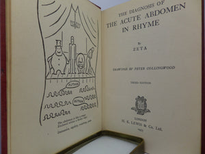 THE DIAGNOSIS OF THE ACUTE ABDOMEN IN RHYME BY ZETA 1955 THIRD EDITION