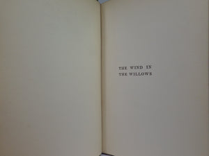 THE WIND IN THE WILLOWS BY KENNETH GRAHAME 1911 SIXTH EDITION