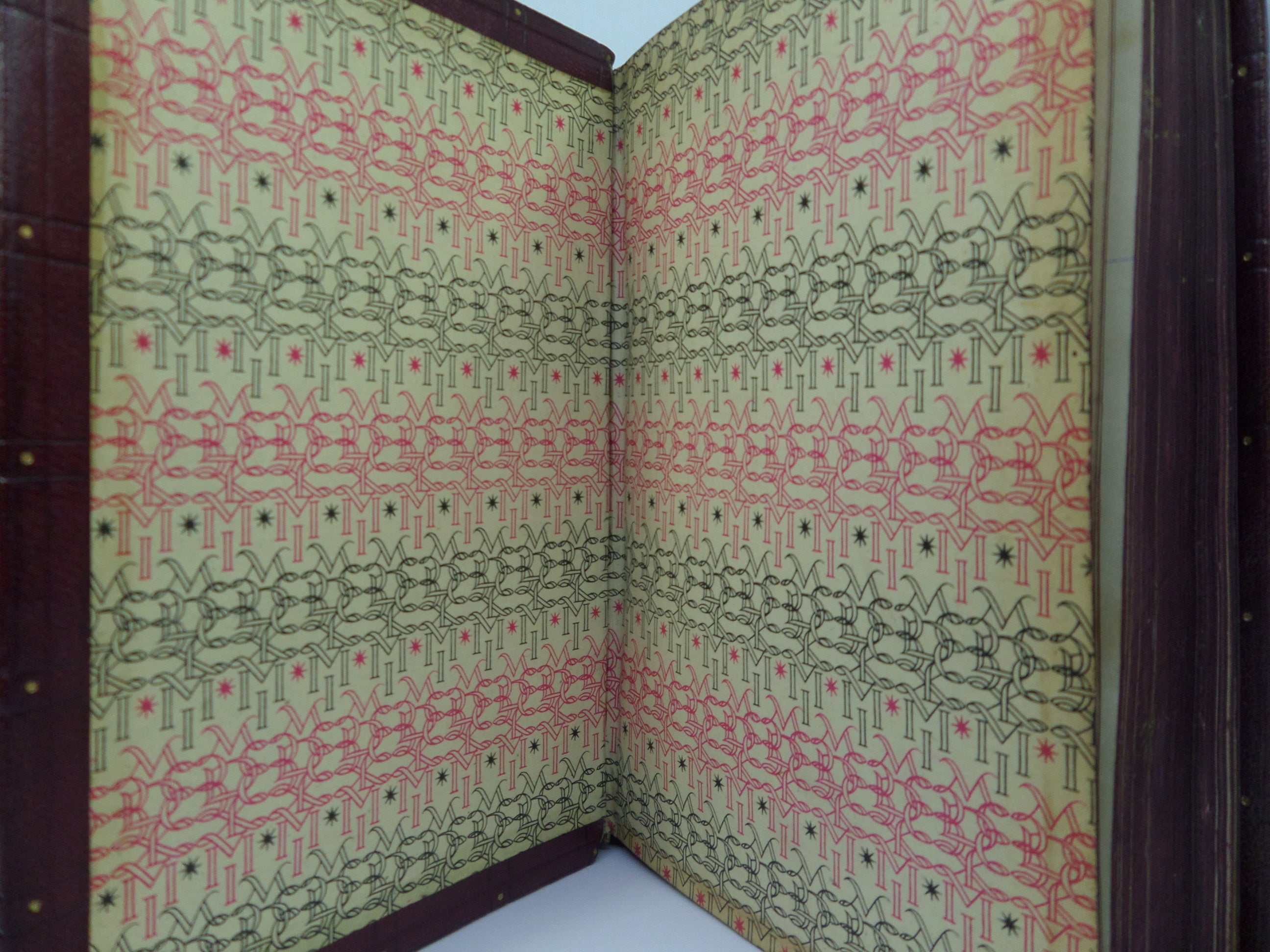 THE WORKS OF ALFRED LORD TENNYSON 1907 STUNNING ARTS AND CRAFTS BINDING
