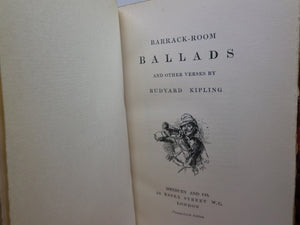 THE WORKS OF RUDYARD KIPLING IN 24 VOLUMES FINELY BOUND BY BICKERS & SON 1902-10