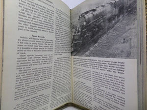 THE WORLD'S RAILWAYS AND HOW THEY WORK, CIRCA 1947, FINE ZAEHNSDORF BINDING