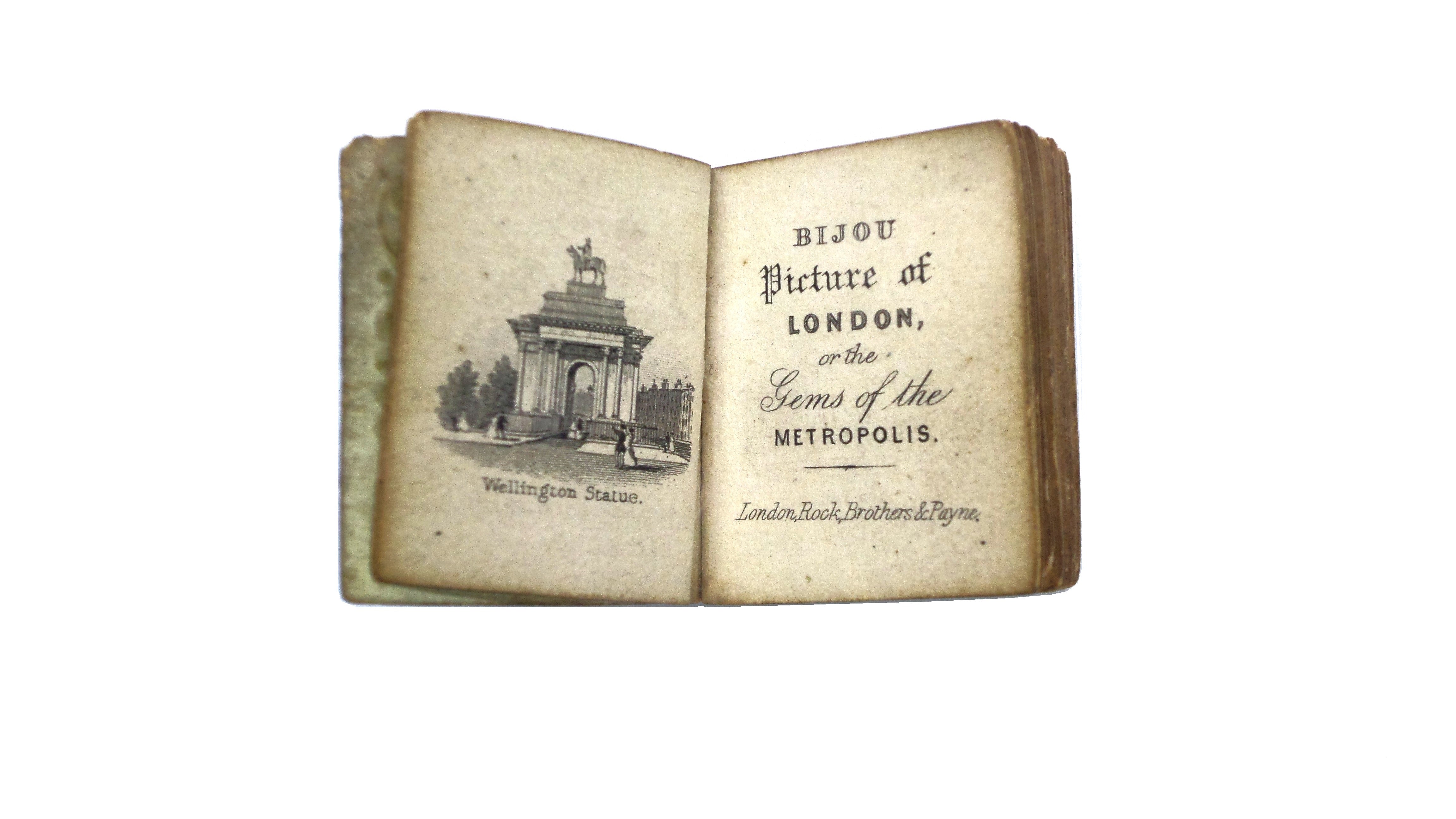 BIJOU MINIATURE PICTURE BOOK OF LONDON 1850