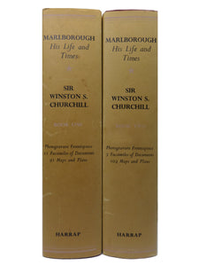 MARLBOROUGH HIS LIFE & TIMES BY WINSTON CHURCHILL 1963 IN TWO FINE VOLUMES