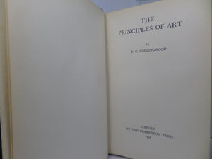 THE PRINCIPLES OF ART BY R.G. COLLINGWOOD 1938 FIRST EDITION HARDCOVER