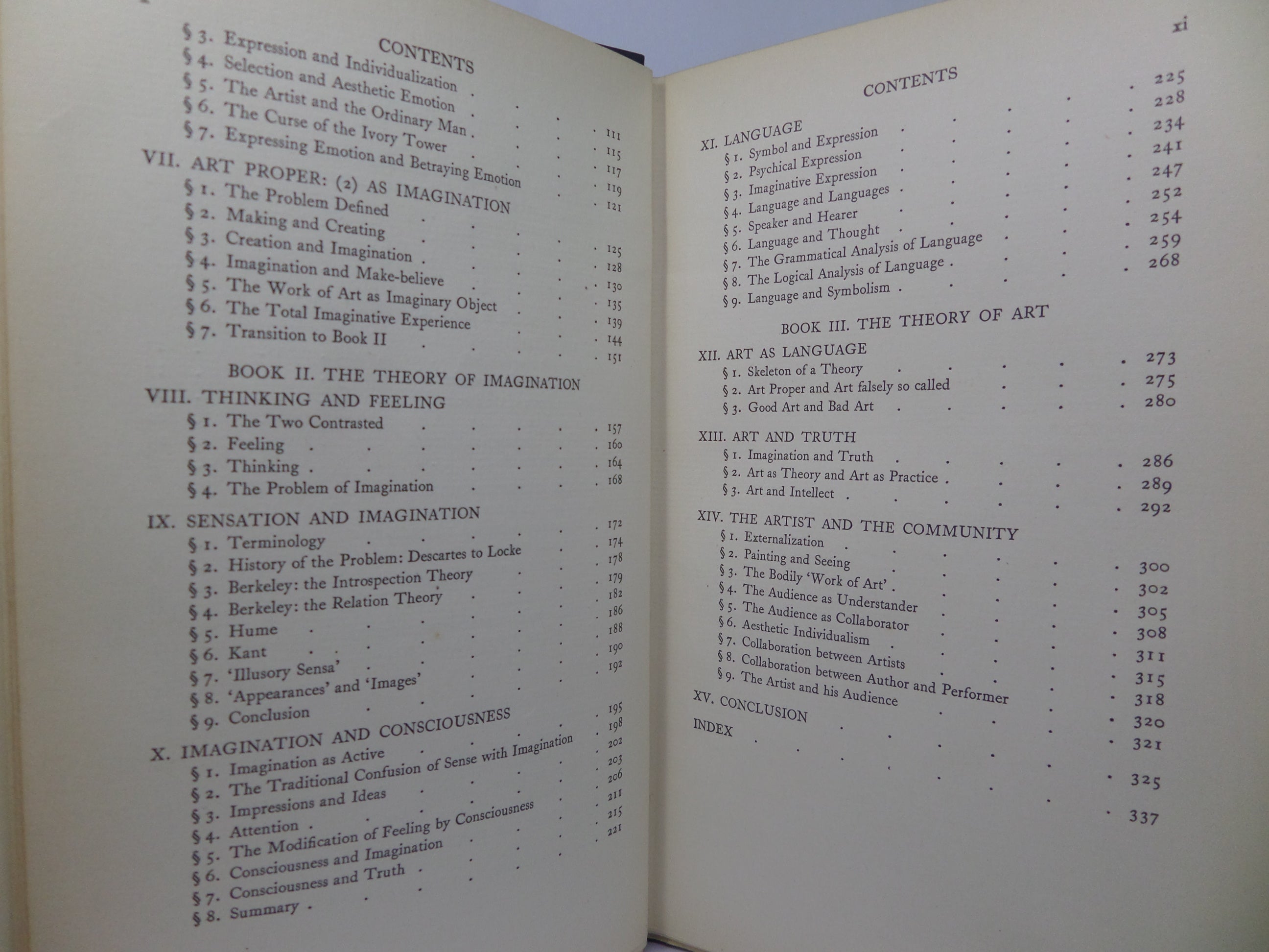 THE PRINCIPLES OF ART BY R.G. COLLINGWOOD 1938 FIRST EDITION HARDCOVER