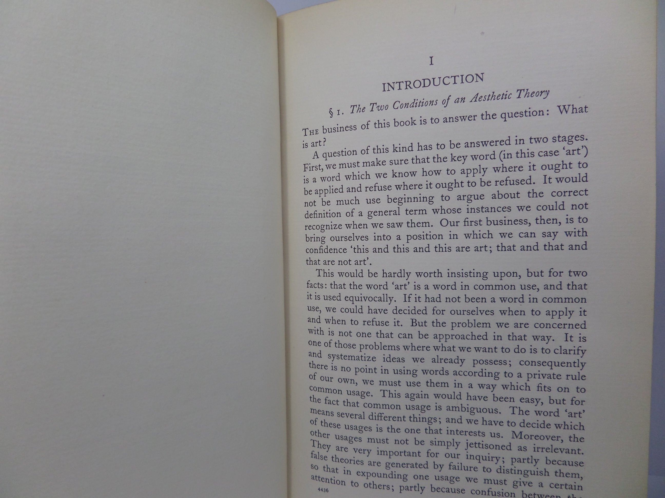 THE PRINCIPLES OF ART BY R.G. COLLINGWOOD 1938 FIRST EDITION HARDCOVER