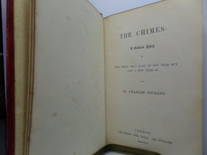 THE CHIMES: A GOBLIN STORY BY CHARLES DICKENS 1845 FIRST EDITION, SECOND ISSUE