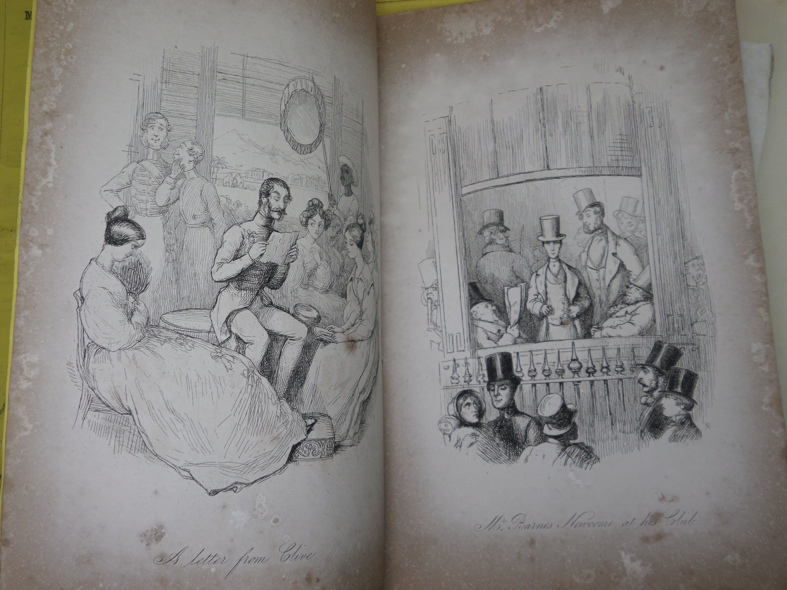 THE NEWCOMES BY WILLIAM MAKEPEACE THACKERAY 1853-1855 IN 23/24 MONTHLY PARTS, CUSTOM MOROCCO CASES