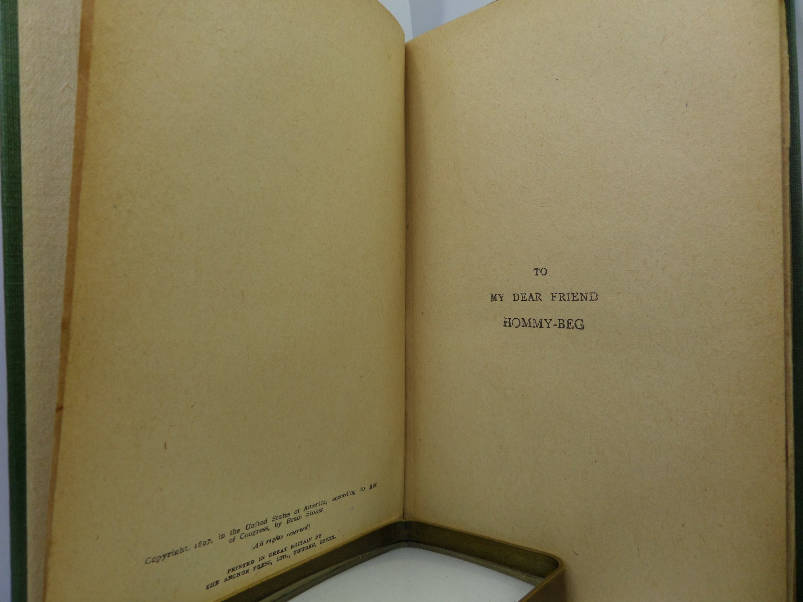 DRACULA BY BRAM STOKER 1927 SEVENTEENTH EDITION