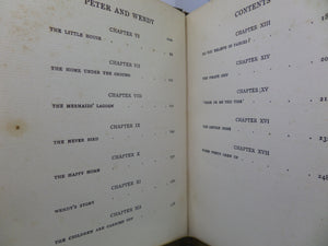 PETER AND WENDY BY J. M. BARRIE ILLUSTRATED BY F. D. BEDFORD 1911 THIRD PRINTING