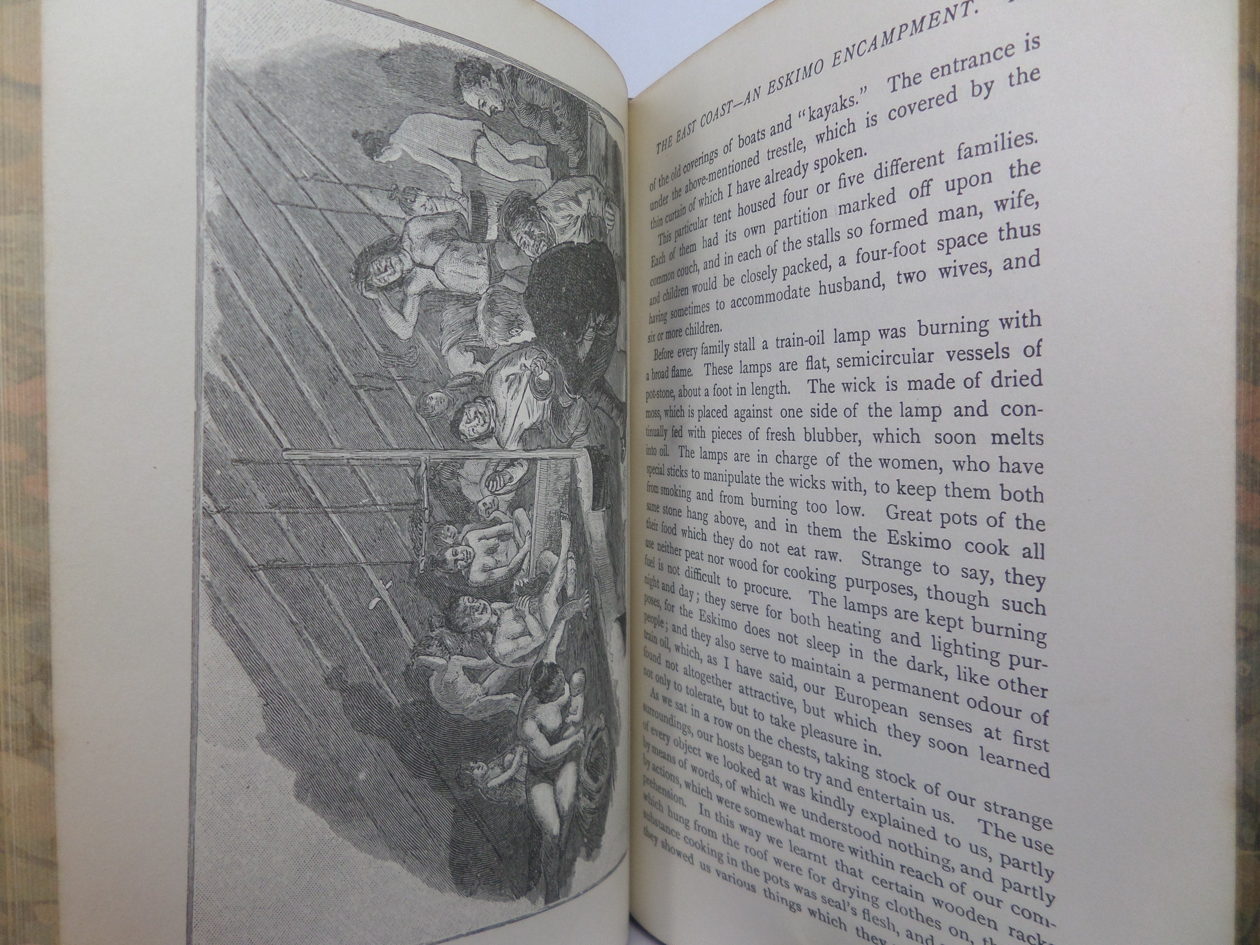 THE FIRST CROSSING OF GREENLAND BY FRIDTJOF NANSEN 1898 LEATHER BINDING