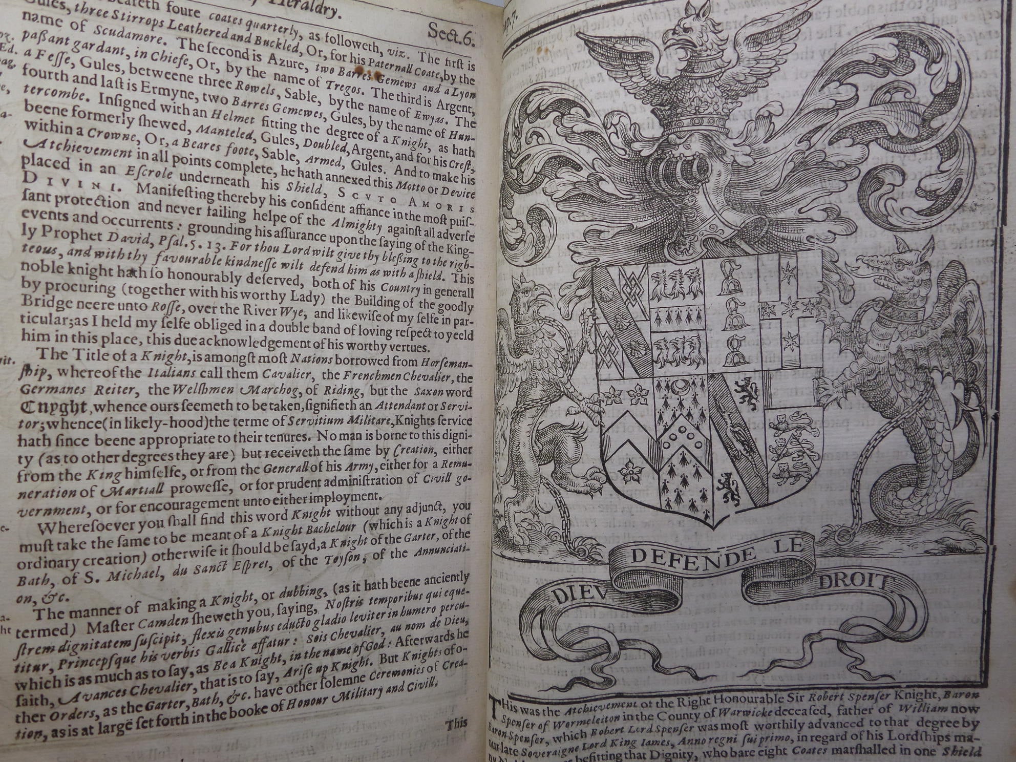 A DISPLAY OF HERALDRY BY JOHN GUILLIM 1638 THIRD EDITION