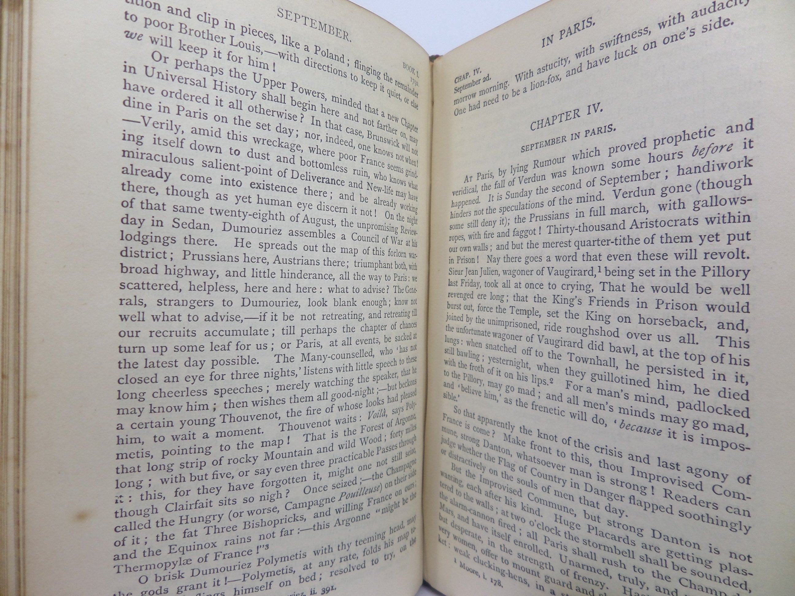 THE FRENCH REVOLUTION BY THOMAS CARLYLE CA.1900 FINE LEATHER BINDING