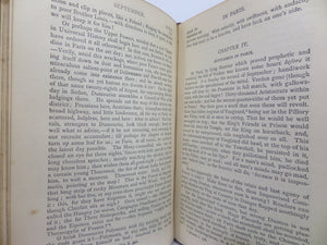 THE FRENCH REVOLUTION BY THOMAS CARLYLE CA.1900 FINE LEATHER BINDING