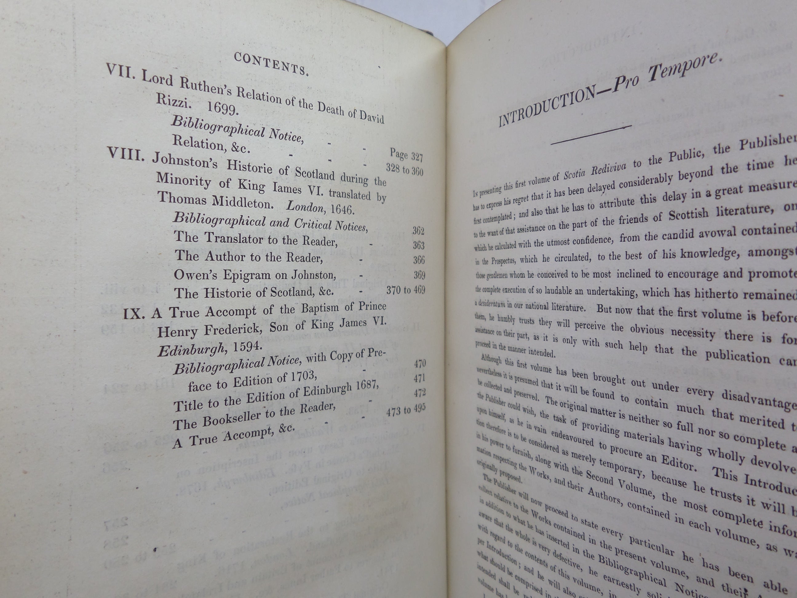 TRACTS ILLUSTRATIVE OF THE TRADITIONARY & HISTORICAL ANTIQUITIES OF SCOTLAND 1836