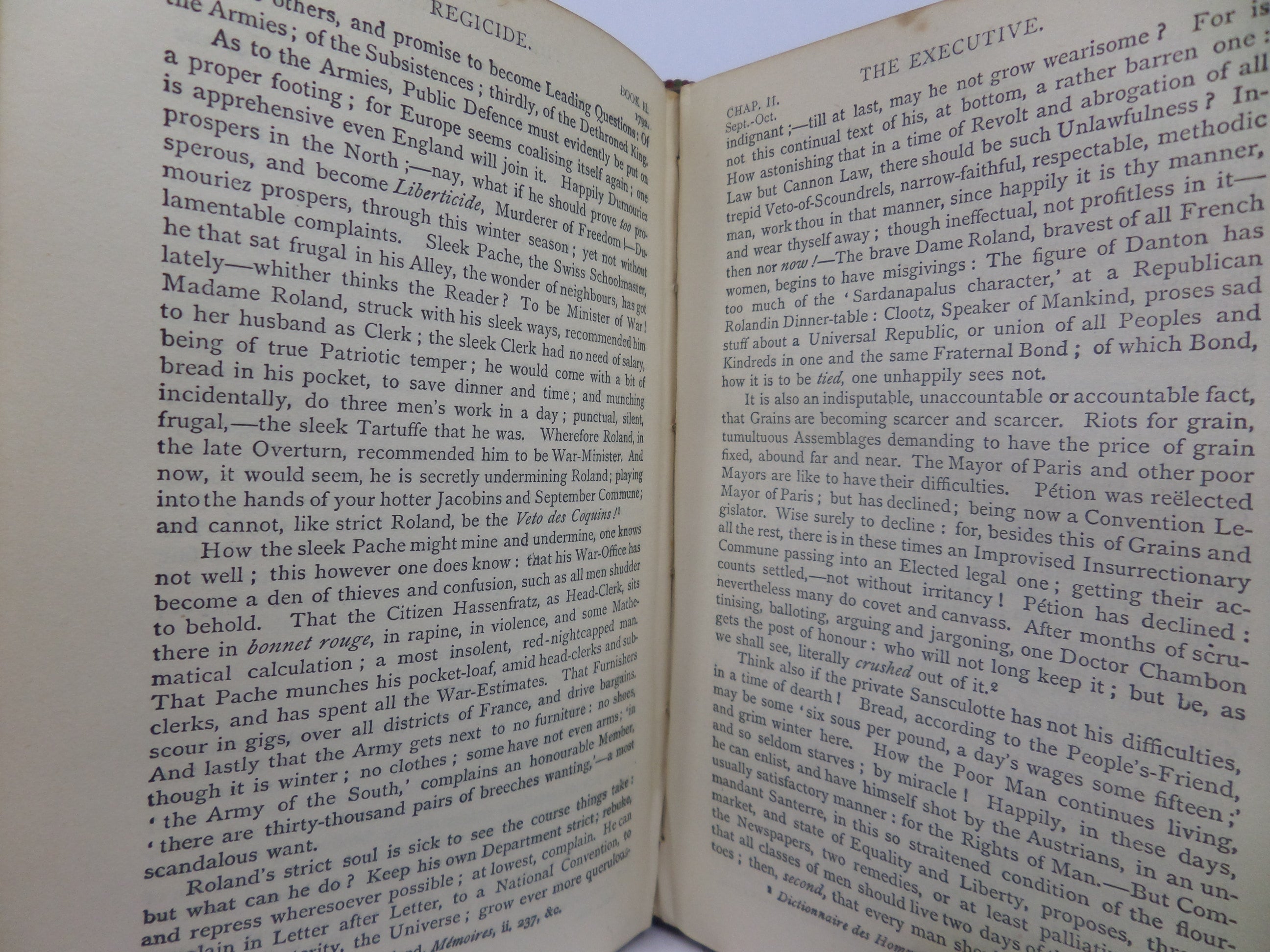 THE FRENCH REVOLUTION BY THOMAS CARLYLE CA.1900 FINE LEATHER BINDING