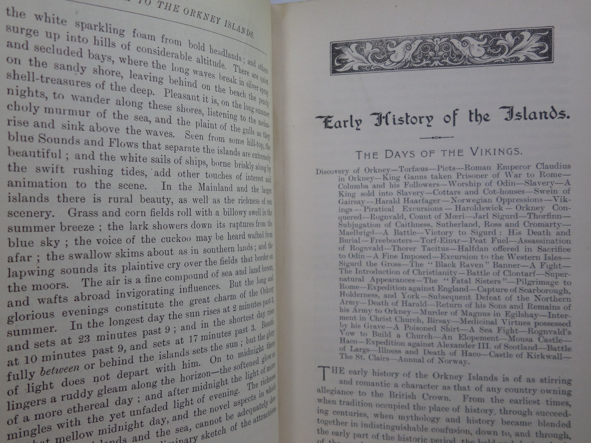 HAND-BOOK TO THE ORKNEY ISLANDS, PUBLISHED BY WILLIAM PEACE CA.1912