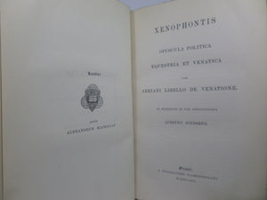 XENEPHON - XENOPHONTIS OPUSCULA POLITICA EQUESTRIA ET VENATICA... 1866 HARDCOVER