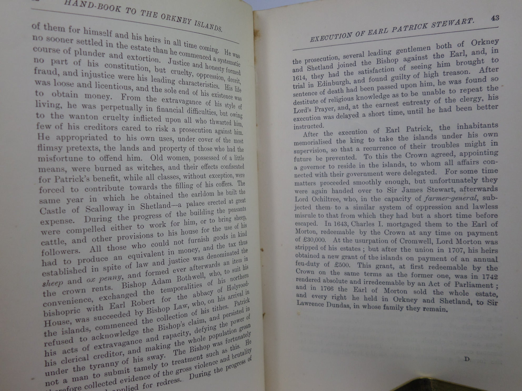 HAND-BOOK TO THE ORKNEY ISLANDS, PUBLISHED BY WILLIAM PEACE CA.1912