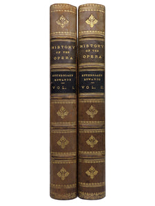 HISTORY OF THE OPERA BY SUTHERLAND EDWARDS 1862 FIRST EDITION, LEATHER BINDING