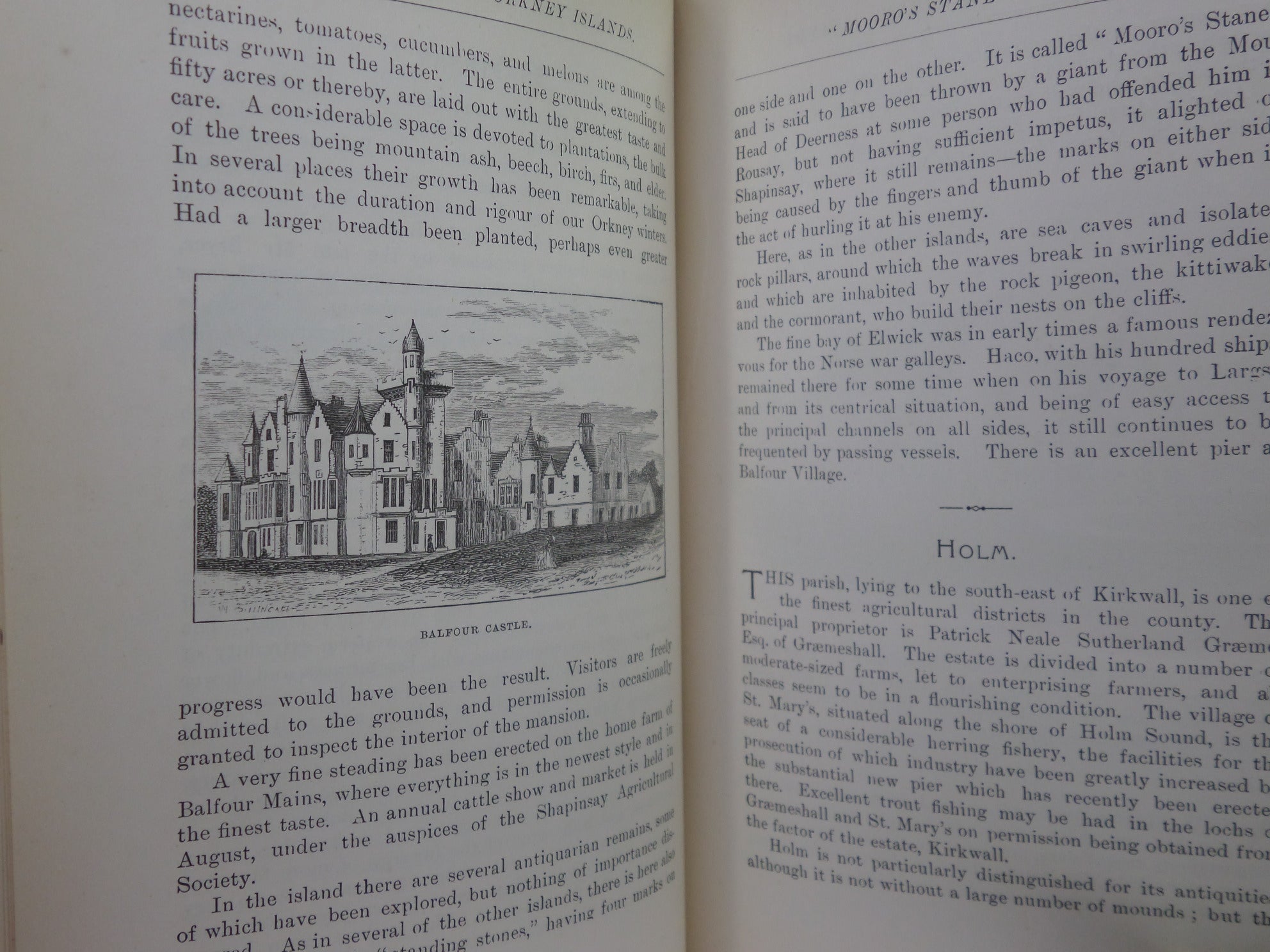 HAND-BOOK TO THE ORKNEY ISLANDS, PUBLISHED BY WILLIAM PEACE CA.1912