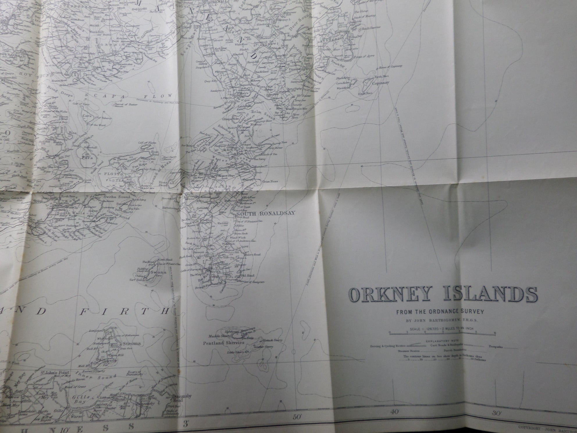 HAND-BOOK TO THE ORKNEY ISLANDS, PUBLISHED BY WILLIAM PEACE CA.1912