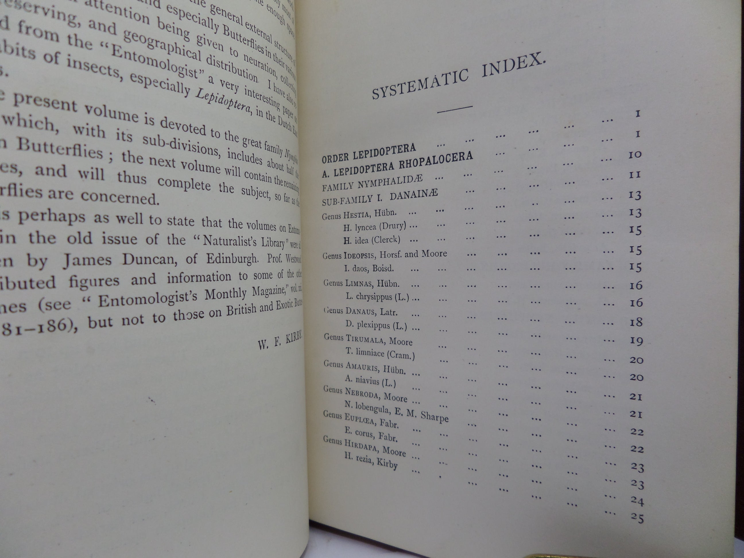 A HAND-BOOK TO THE ORDER LEPIDOPTERA [BUTTERFLIES & MOTHS] BY W.F. KIRBY 1896-97