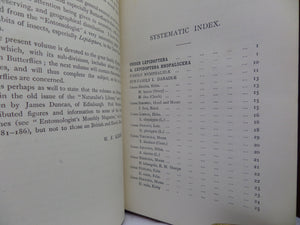 A HAND-BOOK TO THE ORDER LEPIDOPTERA [BUTTERFLIES & MOTHS] BY W.F. KIRBY 1896-97