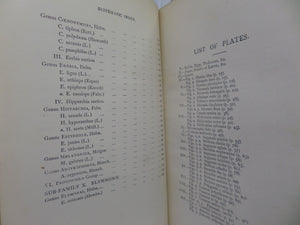 A HAND-BOOK TO THE ORDER LEPIDOPTERA [BUTTERFLIES & MOTHS] BY W.F. KIRBY 1896-97