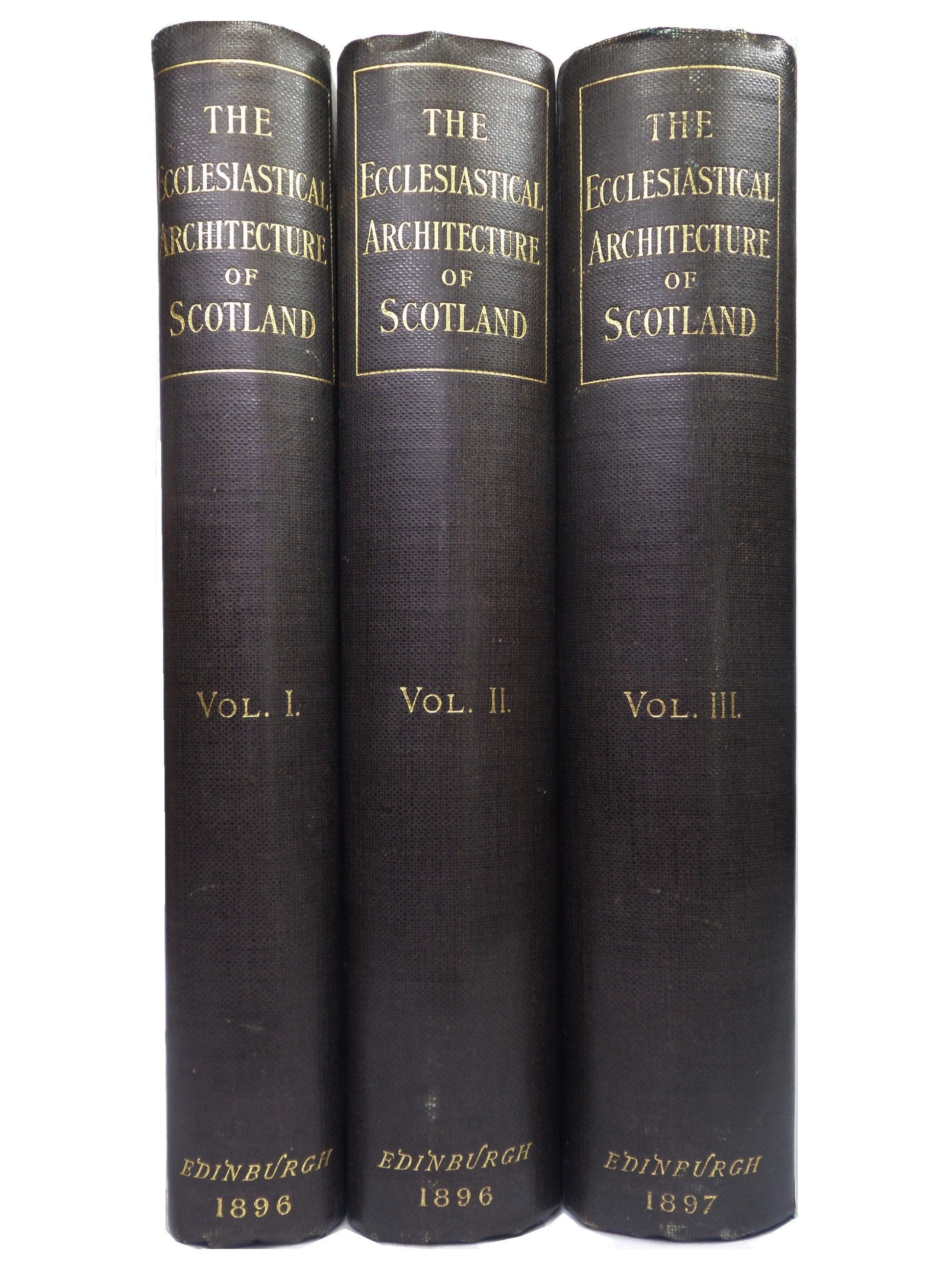 THE ECCLESIASTICAL ARCHITECTURE OF SCOTLAND BY MACGIBBON & ROSS 1896-1897 FIRST EDITION