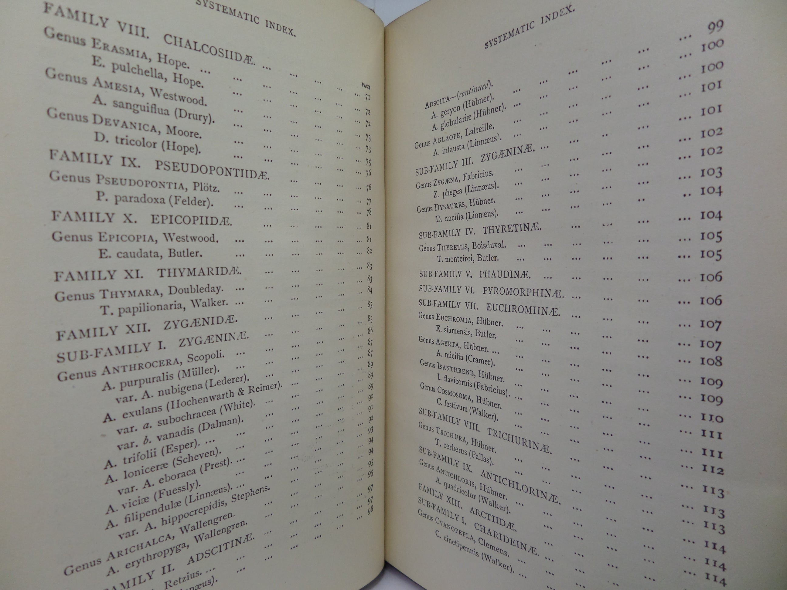 A HAND-BOOK TO THE ORDER LEPIDOPTERA [BUTTERFLIES & MOTHS] BY W.F. KIRBY 1896-97