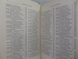 A HAND-BOOK TO THE ORDER LEPIDOPTERA [BUTTERFLIES & MOTHS] BY W.F. KIRBY 1896-97