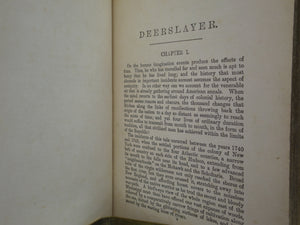 DEERSLAYER OR THE FIRST WAR-PATH BY JAMES FENIMORE COOPER 1900 FINE LEATHER BINDING