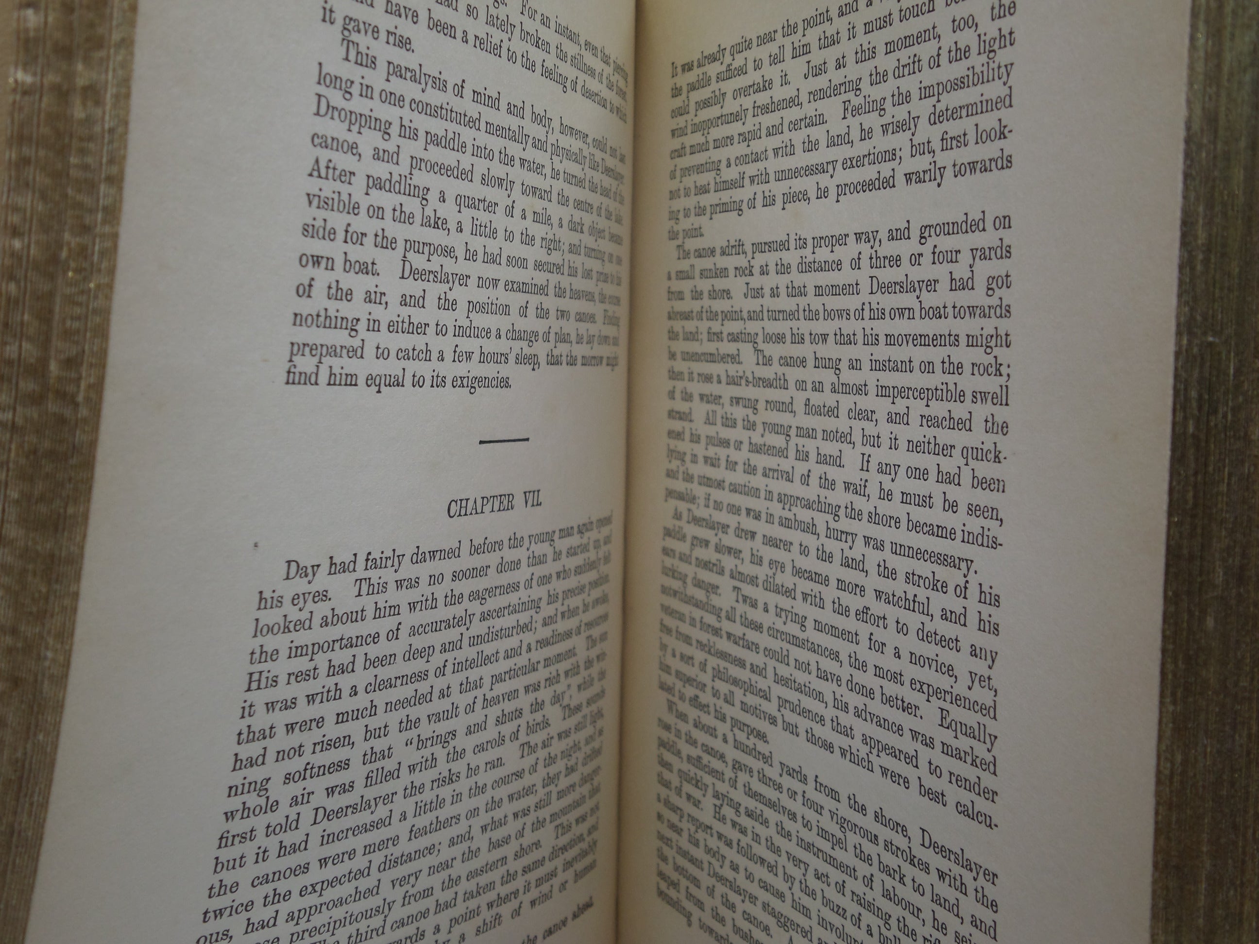 DEERSLAYER OR THE FIRST WAR-PATH BY JAMES FENIMORE COOPER 1900 FINE LEATHER BINDING