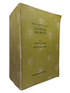 THE CONFESSIONS OF ALEISTER CROWLEY 1969 RARE UNCORRECTED PROOF COPY