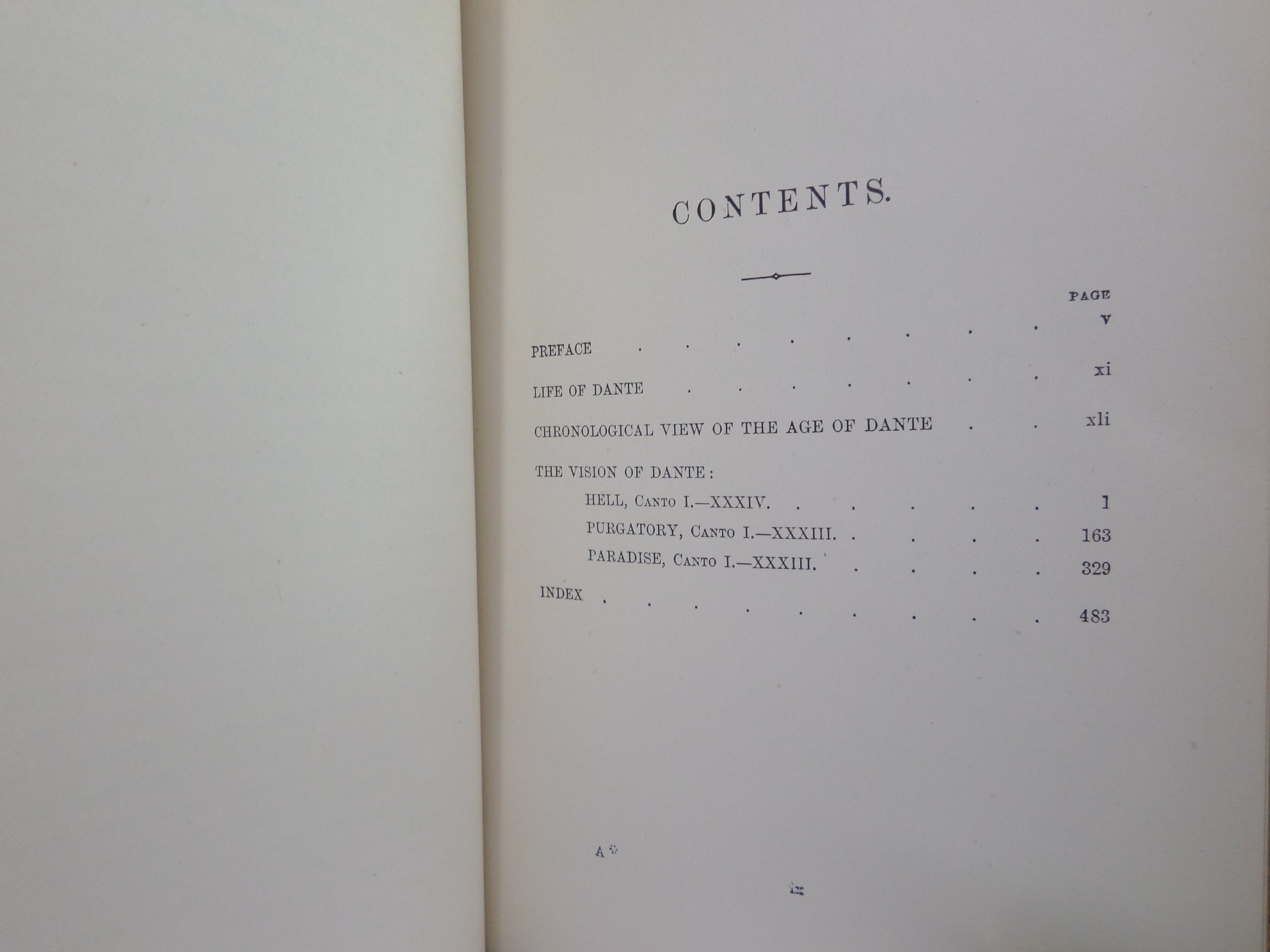 THE VISION: OR, HELL, PURGATORY & PARADISE OF DANTE ALIGHIERI, TREE CALF BINDING