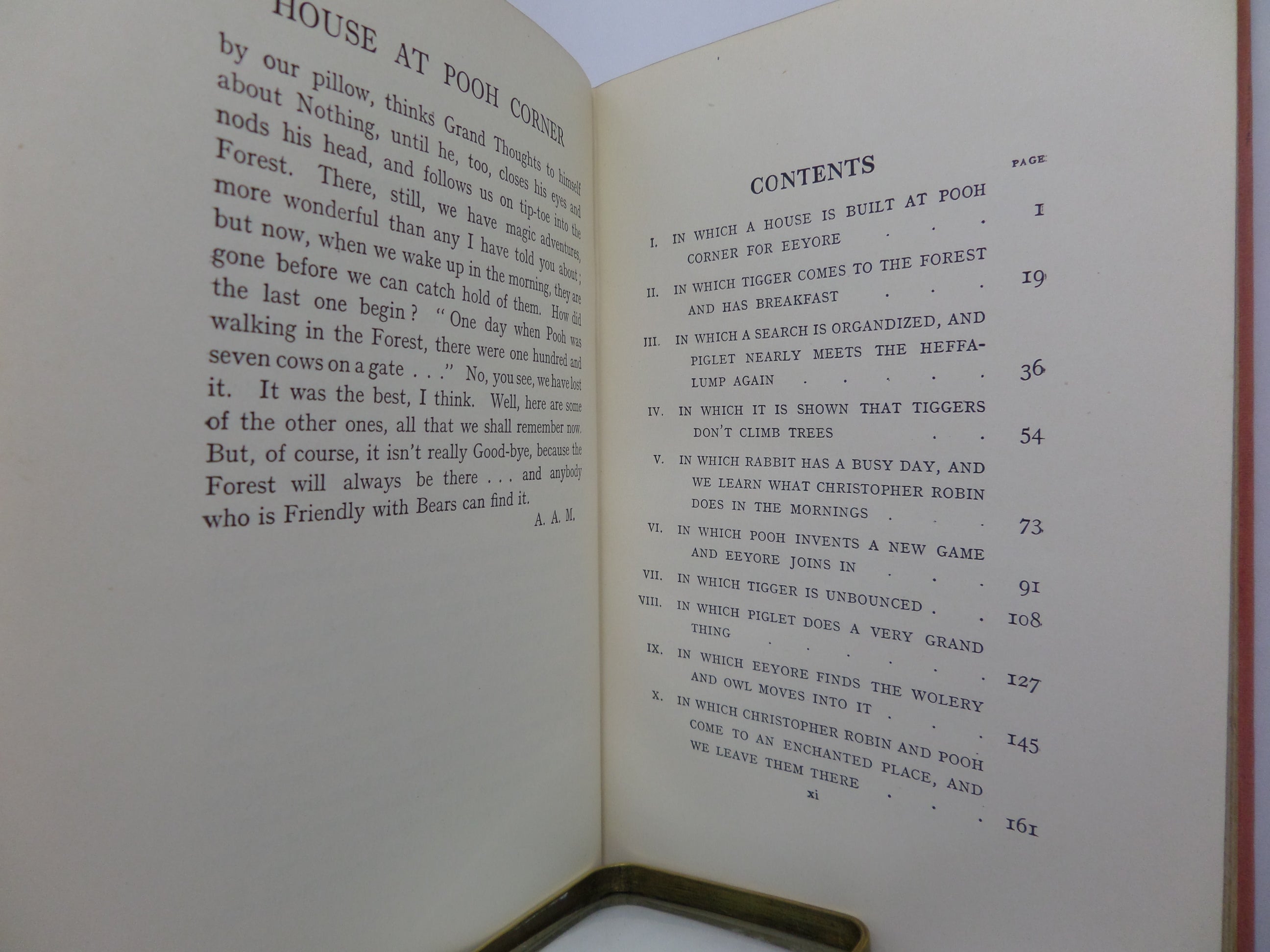 THE HOUSE AT POOH CORNER BY A. A. MILNE 1928 FIRST EDITION