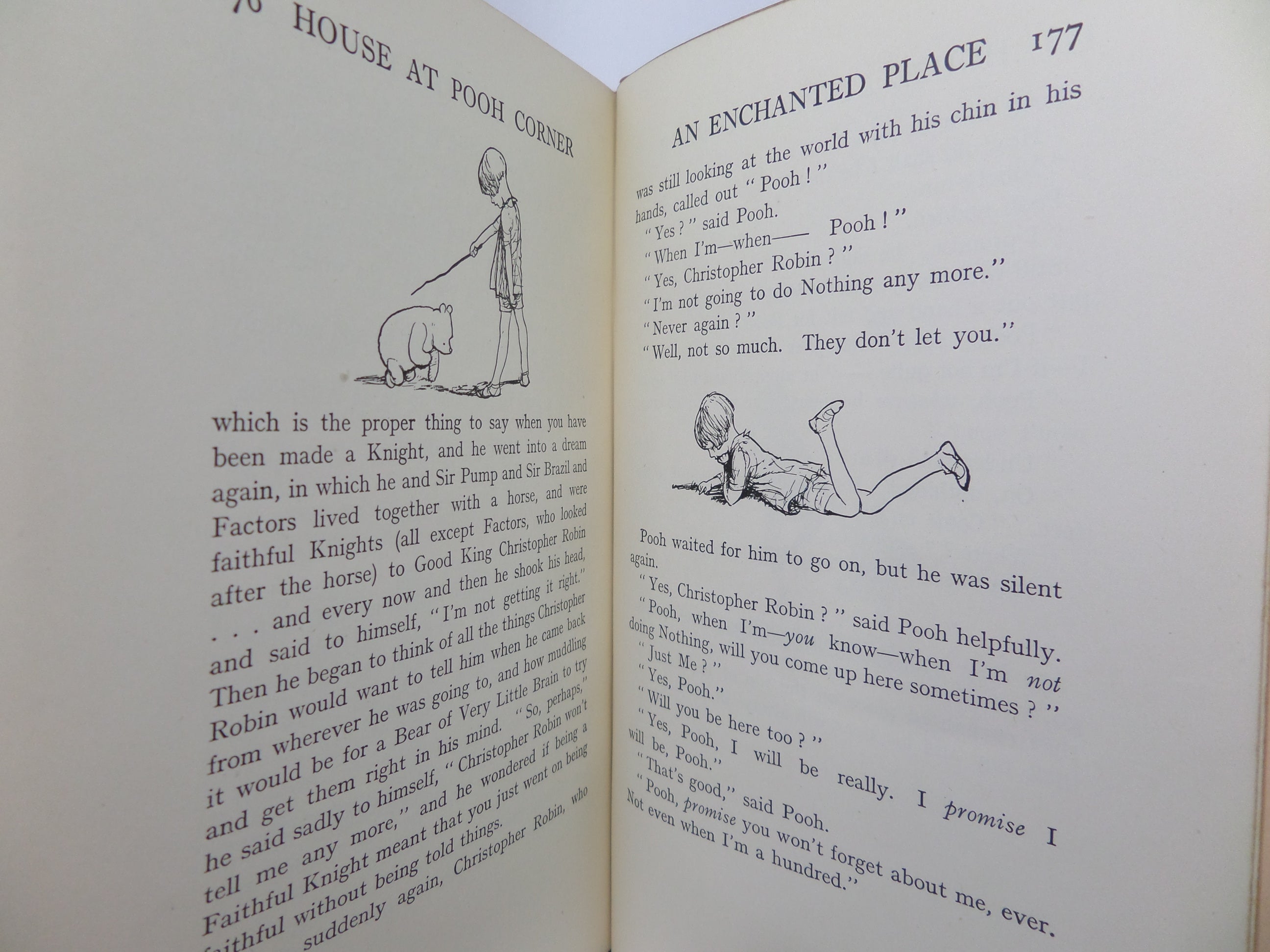 THE HOUSE AT POOH CORNER BY A. A. MILNE 1928 FIRST EDITION