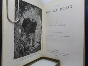 THE JUNGLE BOOK & SECOND JUNGLE BOOK BY RUDYARD KIPLING 1899 UNIFORM SET