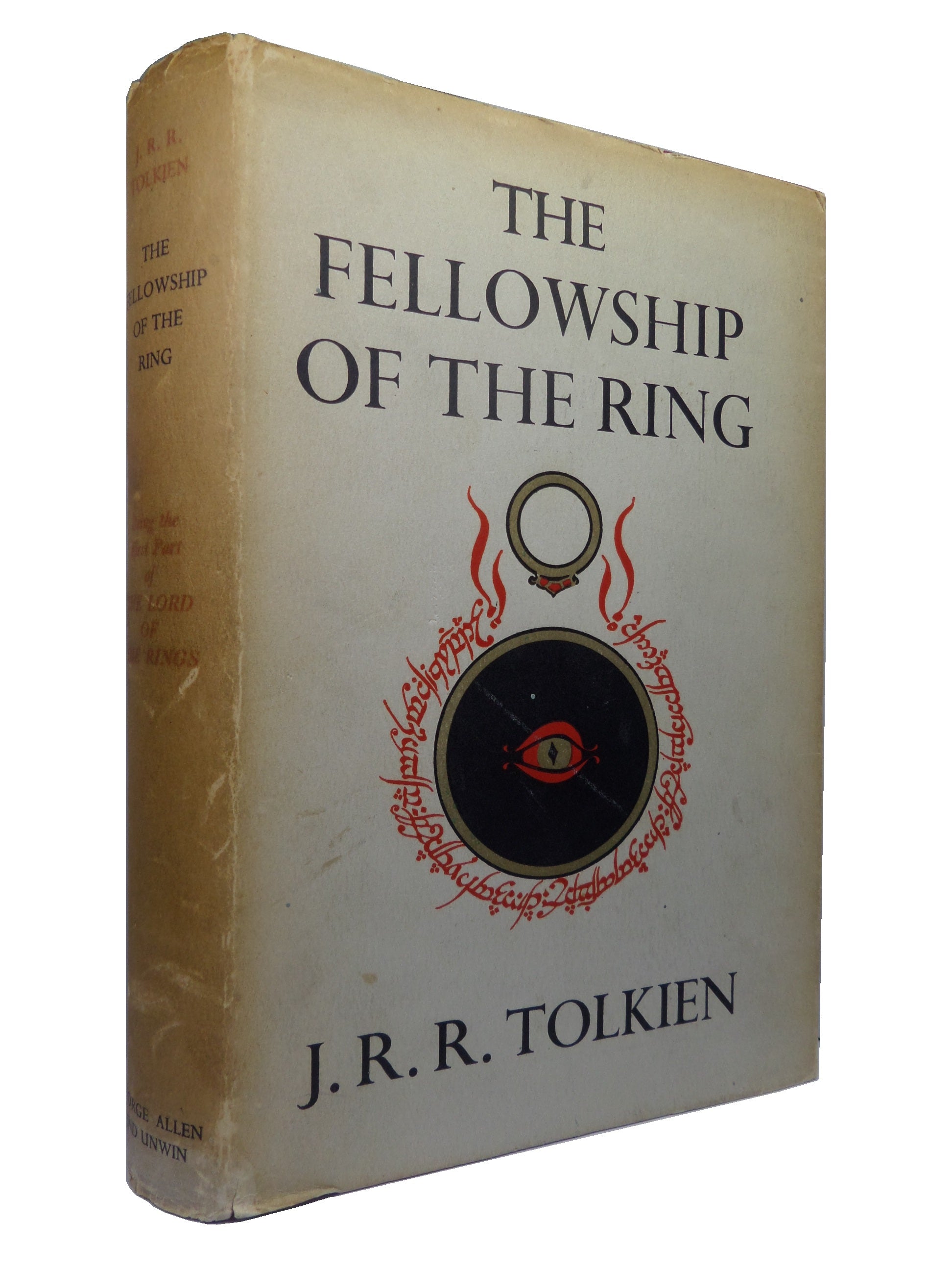 THE FELLOWSHIP OF THE RING (LORD OF THE RINGS) 1960 JRR TOLKIEN 1ST EDITION, 8TH IMPRESSION