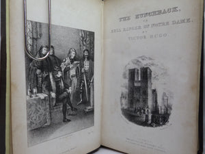 THE HUNCHBACK OF NOTRE DAME BY VICTOR HUGO 1853 FIFTH EDITION HARDBACK