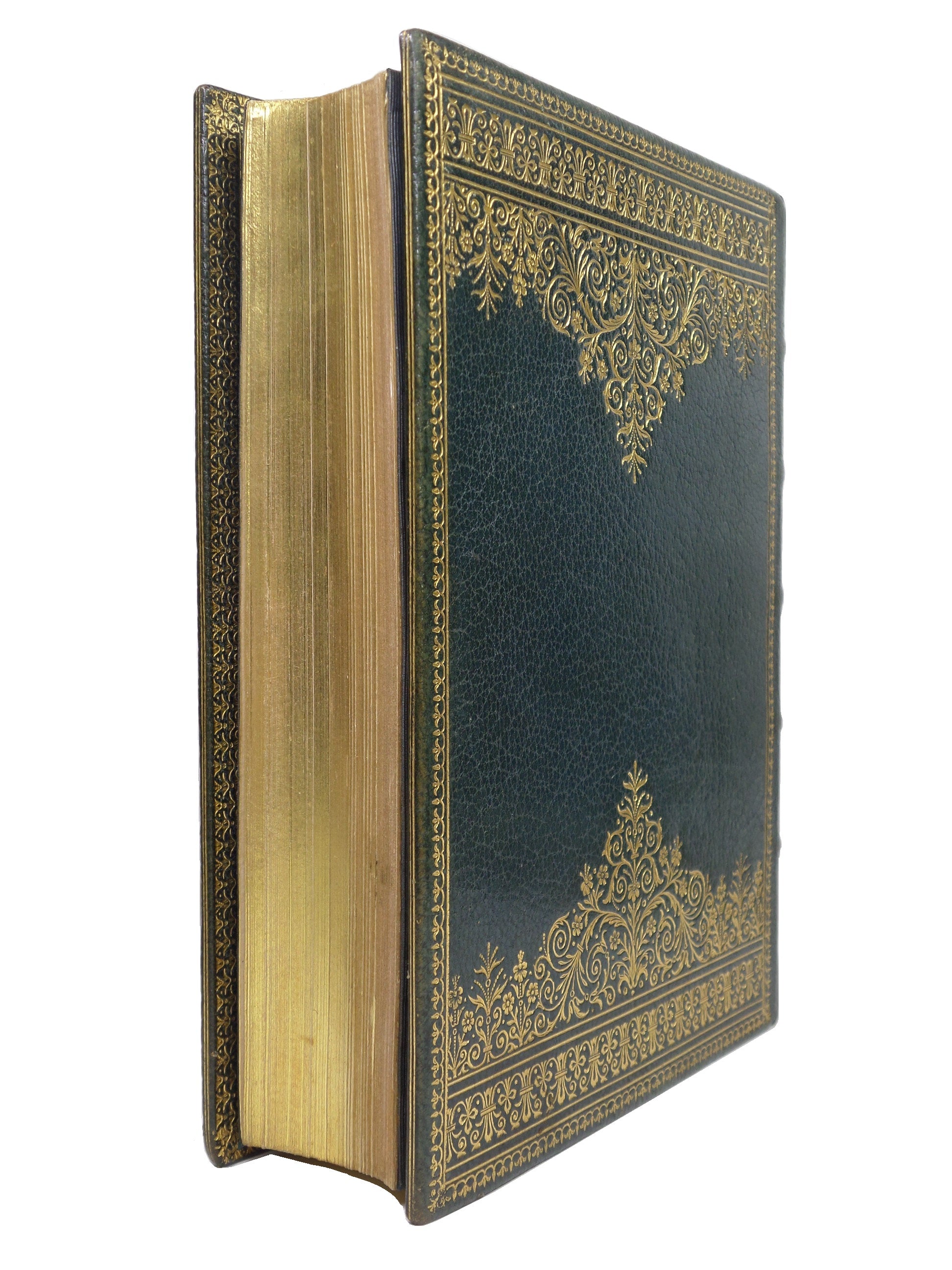 HEURES DE LA SAINTE VIERGE AVEC FIGURES PAR A. QUEYROY 1884 BOOK OF HOURS OF THE HOLY VIRGIN - FINE SIGNED BINDING