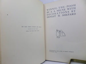 WINNIE-THE-POOH BY A. A. MILNE 1926 FIRST EDITION