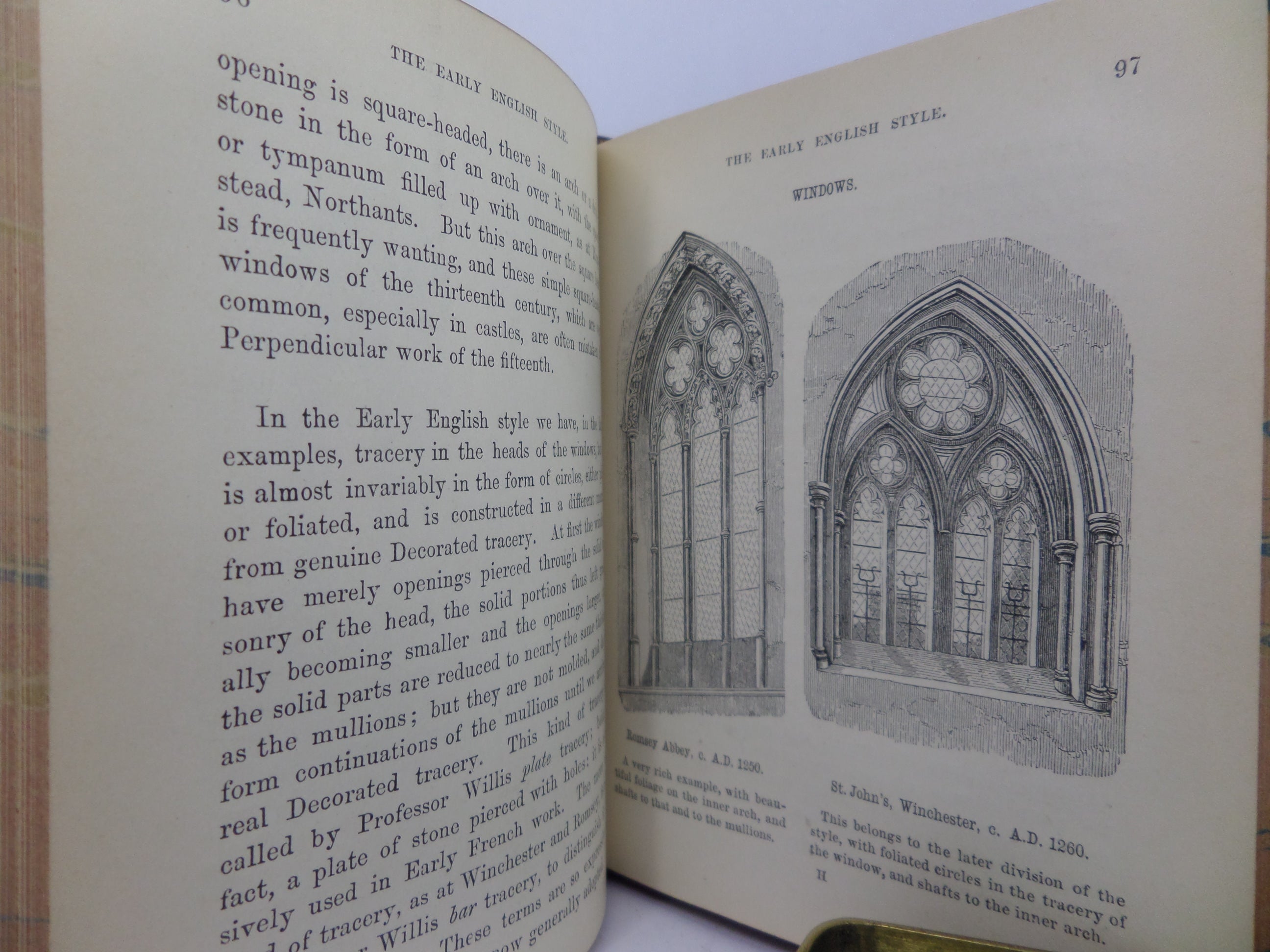 ABC OF GOTHIC ARCHITECTURE BY JOHN HENRY PARKER 1926 FINE LEATHER BINDING